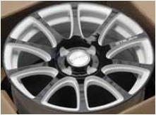 สินค้าใหม่ : แม็กซ์ใหม่ GTR Sport 1010 สีพิเศษขาวหน้าดำ 4รู100 15นิ้ว