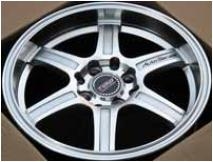 สินค้าใหม่ : แม็กซ์ใหม่ Auto Series108 สีไฮเปอร์หน้าเงา 4รู 15นิ้ว
