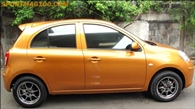 รถอีโคคาร์คันแรกของเมืองไทย กับสีส้มสวยสะดุดตา