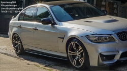 BMW E90 คันนี้จัดล้อ M6 F8.5 R9.5-19นิ้ว Offset35 รัดยาง F235/35R19 R265/30R19