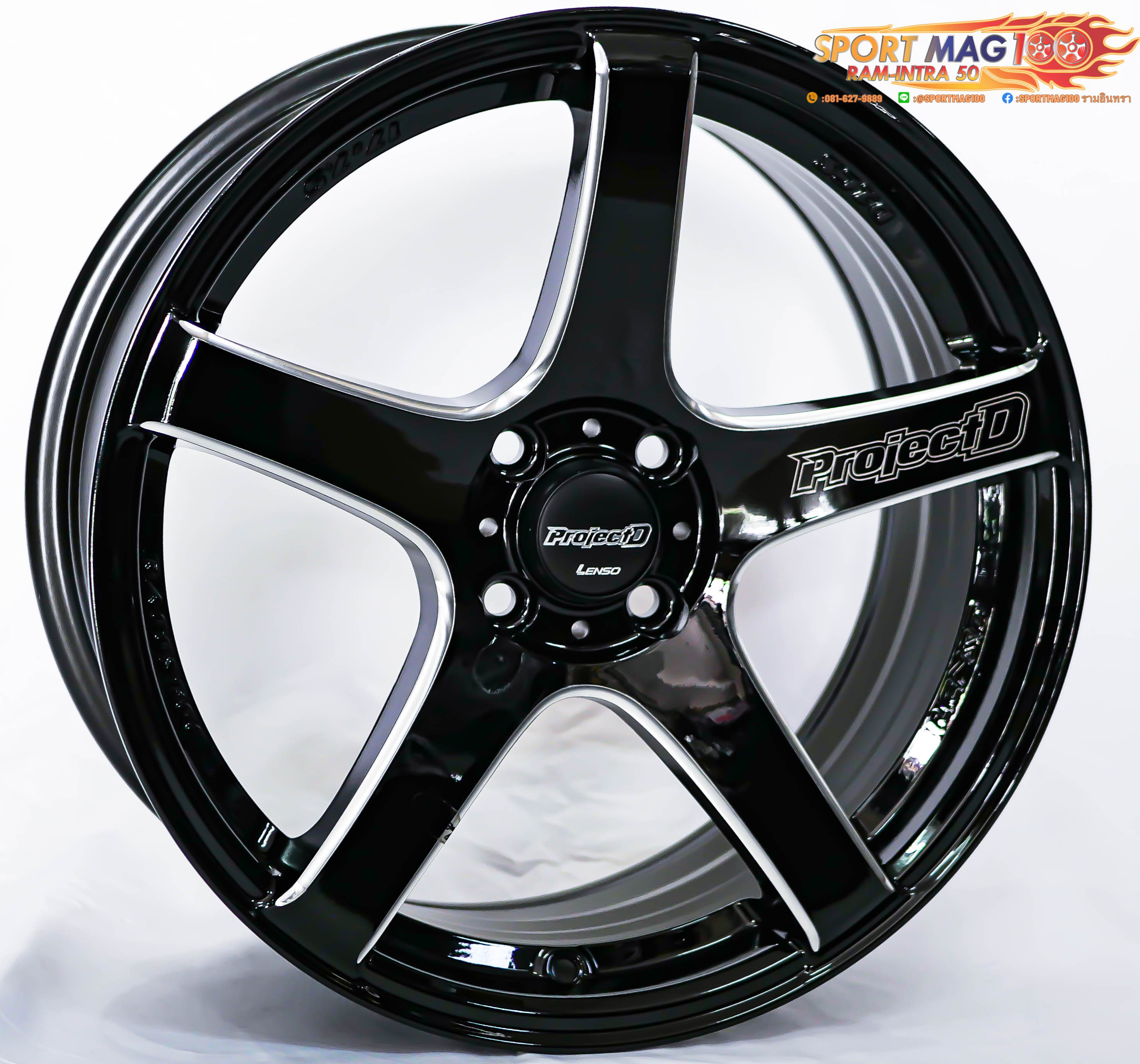 แม็กซ์ใหม่ Lenso Raiden D1CS 4รู100 ET38 ดำมิลลิ่ง 7.5-17นิ้ว ล้อแม็ก แม็กซ์ใหม่ Lenso Raiden D1CS 4รู100 ET38 ดำมิลลิ่ง 7.5-17นิ้ว