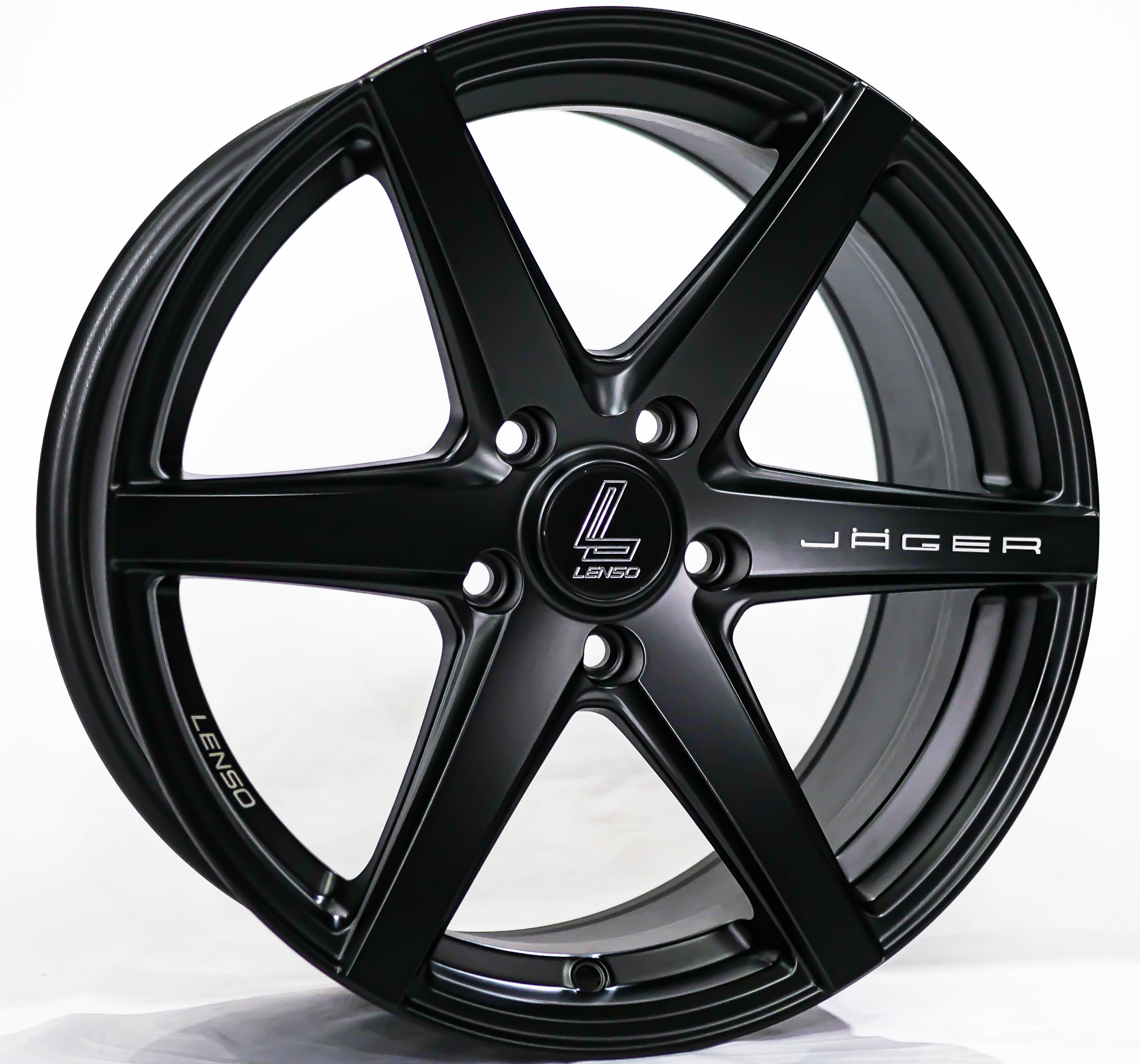 ล้อแม็ก ล้อแม็ก Lenso JAC Jager Craft 5รู114 ET35 ดำด้าน กว้าง7.5 ขอบ17นิ้ว 
