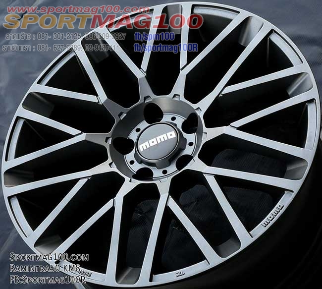ล้อแม็ก แม็กซ์ใหม่แท้ MOMO Revenge 5รู120 ET35 แมทกัน 8.5-19นิ้ว