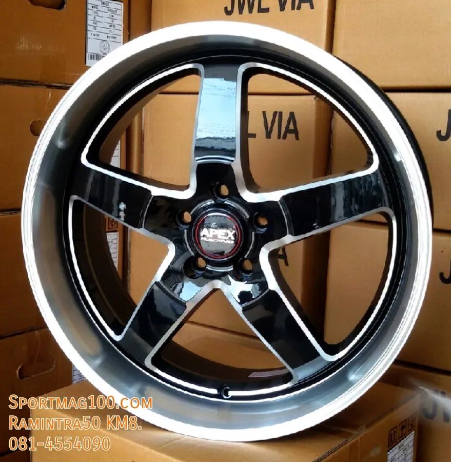 ล้อแม็ก ล้อแม็ก Apex Weld 5รู114 ET40 ดำมิลลิ่ง กว้าง8.5 ขอบ20นิ้ว