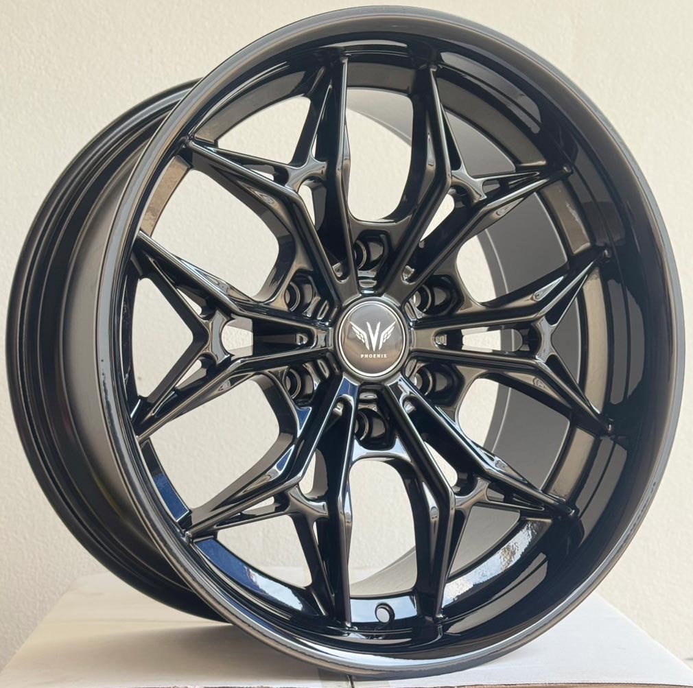 ล้อแม็ก  ล้อแม็ก V-Racing HRX409 6รู139 ET0 ดำด้าน กว้าง9 ขอบ18นิ้ว 