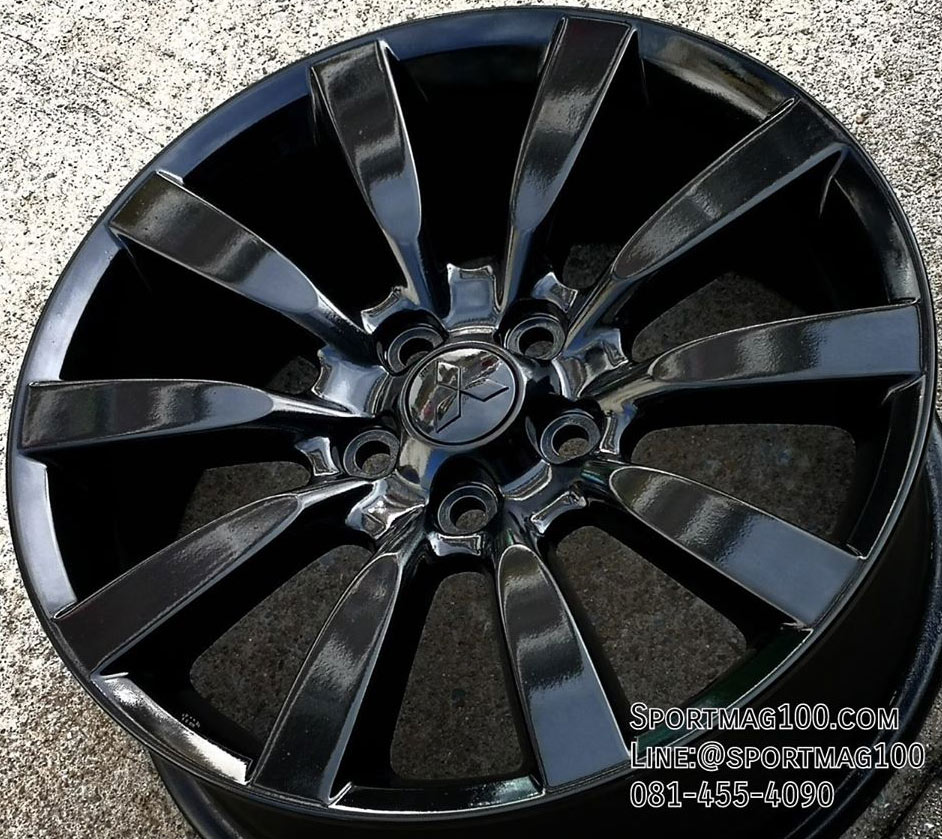 แม็กซ์มือสอง Mitsubishi EX 5รู114 ดำแวว ใส่Triton รุ่น5รูได้เลย 7-18นิ้ว(รามอินทรา) ล้อแม็ก แม็กซ์มือสอง Mitsubishi EX 5รู114 ดำแวว ใส่Triton รุ่น5รูได้เลย 7-18นิ้ว(รามอินทรา)