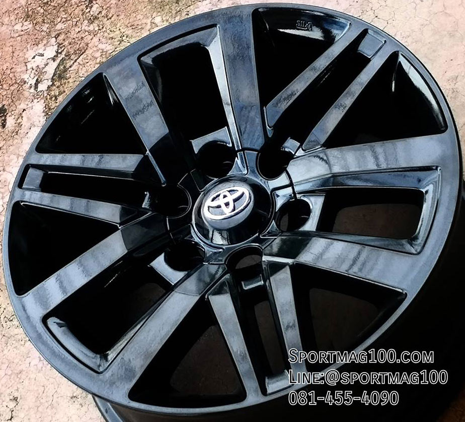 แม็กซ์มือสอง Fortuner Modify 6รู139 ET30 รมดำ 7.5-18นิ้ว(รามอินทรา) ล้อแม็ก แม็กซ์มือสอง Fortuner Modify 6รู139 ET30 รมดำ 7.5-18นิ้ว(รามอินทรา)