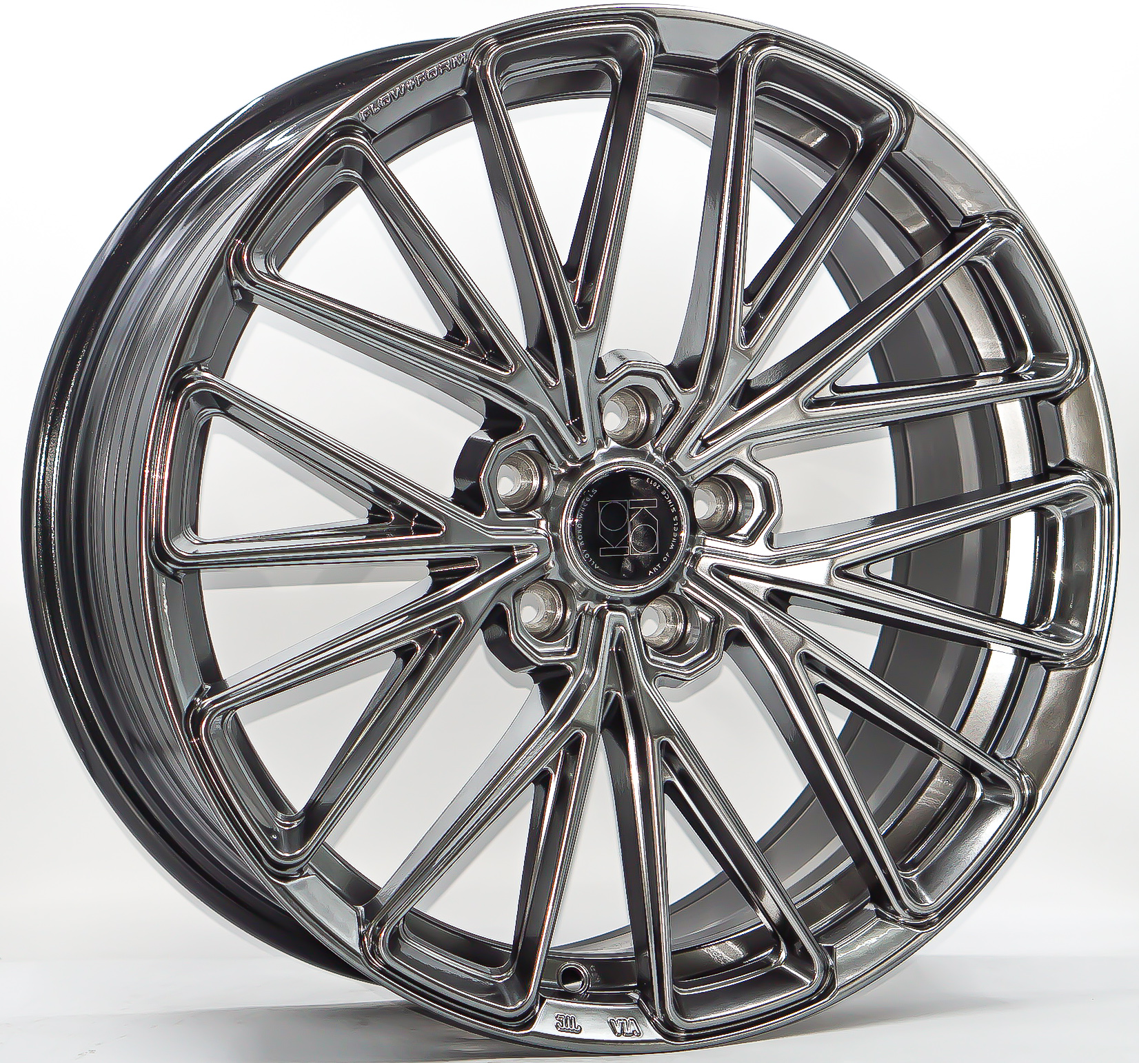 ล้อแม็ก ล้อแม็ก FlowForming KOKO FF137 5รู108 ET38 ไทเทเนียม กว้าง8 ขอบ18นิ้ว(จอง)