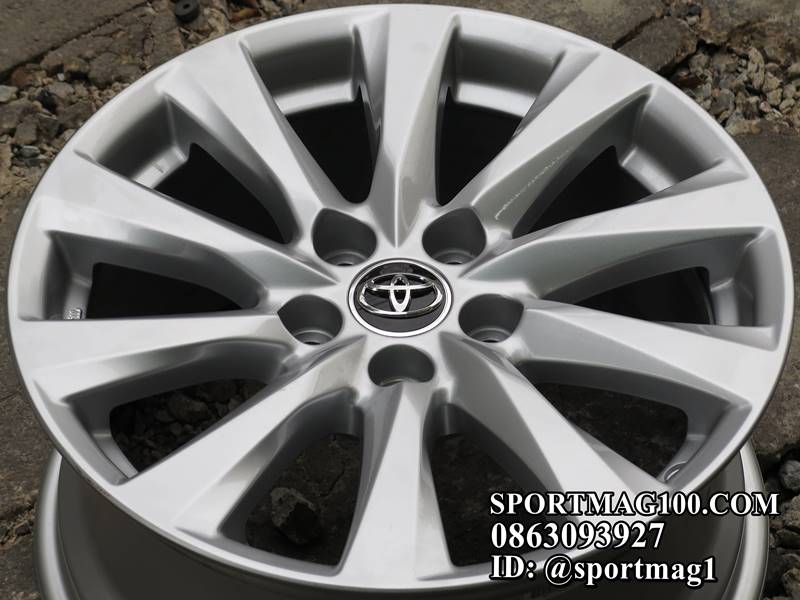 ล้อแม็กมือสอง Toyota Camry 5รู114 ET45 ซิลเวอร์ 7.5-17นิ้ว(รามอินทรา-ลาดพร้าว) ล้อแม็ก ล้อแม็กมือสอง Toyota Camry 5รู114 ET45 ซิลเวอร์ 7.5-17นิ้ว(รามอินทรา-ลาดพร้าว)