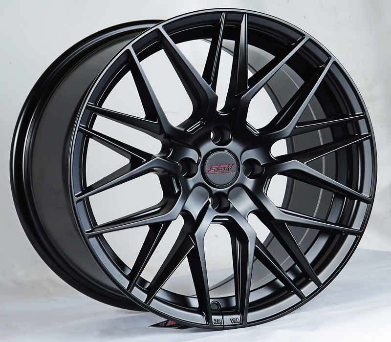 ล้อล้อแม็กใหม่ SSW S348 Vorsteiner 4รู100 ET38 ดำด้าน 8-17นิ้ว ล้อแม็ก ล้อล้อแม็กใหม่ SSW S348 Vorsteiner 4รู100 ET38 ดำด้าน 8-17นิ้ว