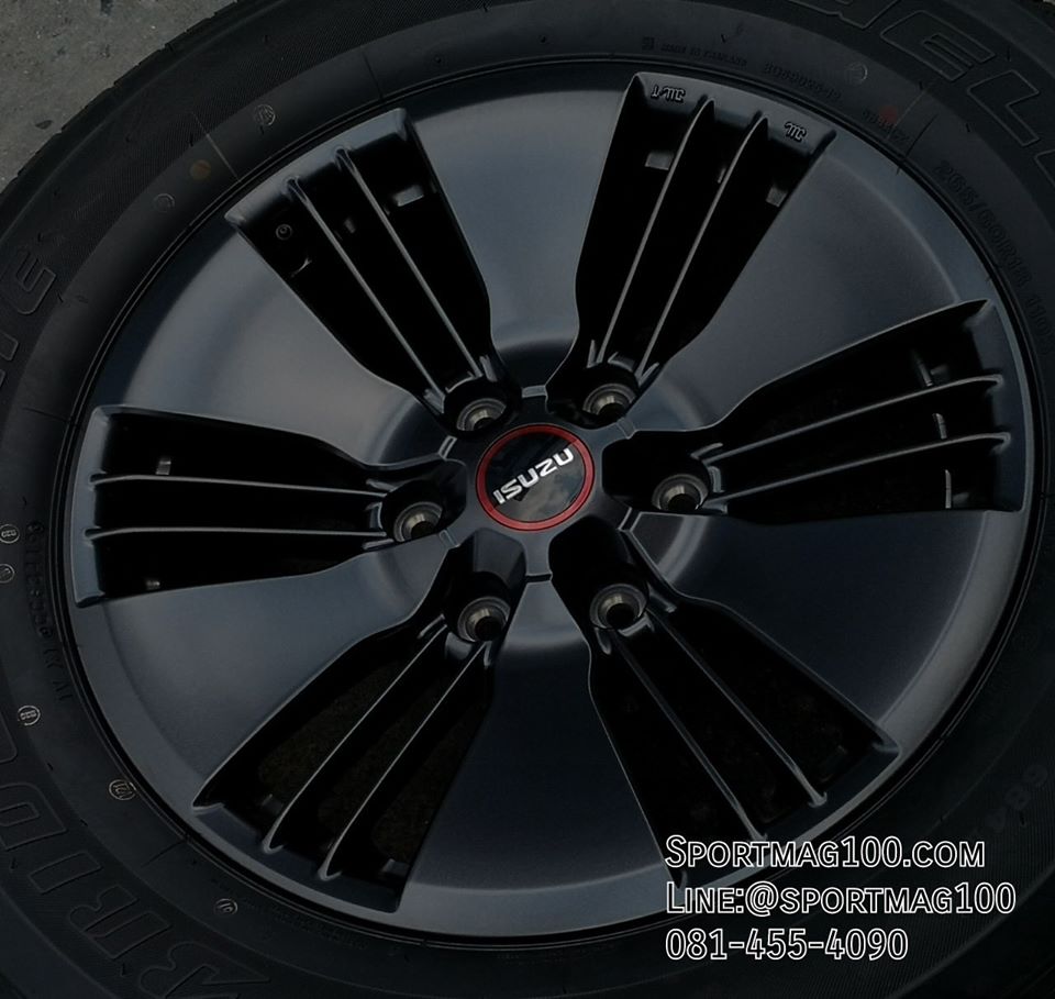แม็กซ์ป้ายแดง AllNew isuzu 6รู139 ดำด้าน 7-18นิ้ว ล้อแม็ก แม็กซ์ป้ายแดง AllNew isuzu 6รู139 ดำด้าน 7-18นิ้ว