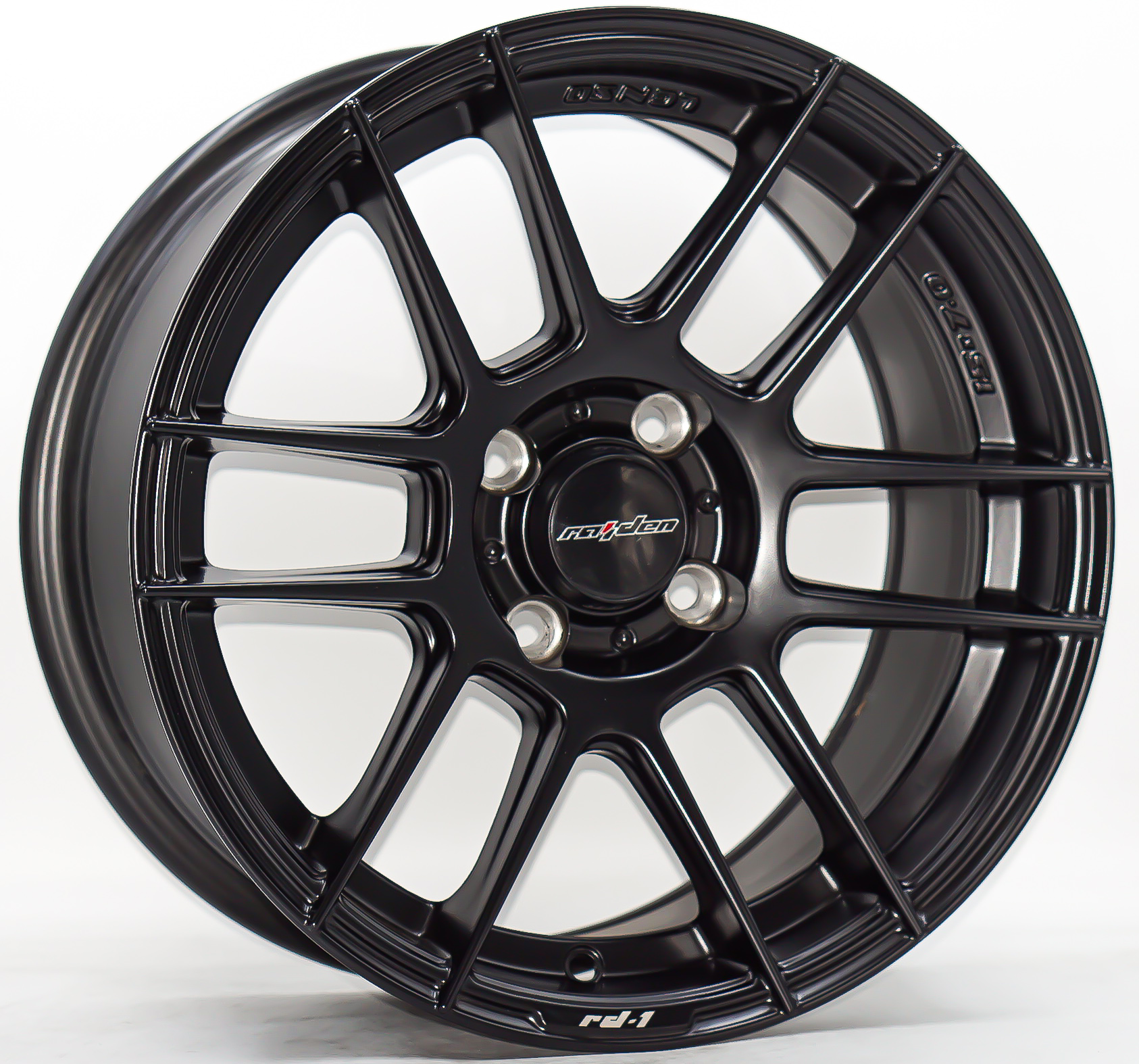 ล้อแม็ก ล้อแม็ก LENSO PDK RD1 4รู100 ET30 ดำด้าน กว้าง7 ขอบ15นิ้ว