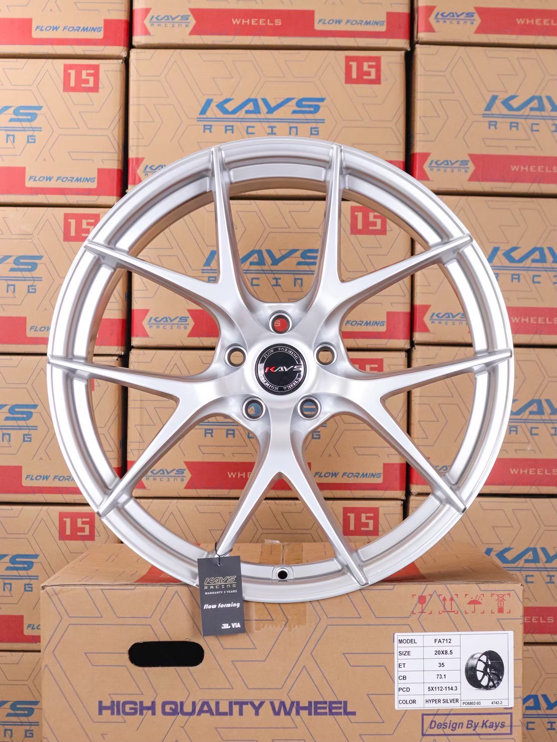 ล้อแม็ก FIR 5รู112/114 ET35 ไฮเปอร์ซิลเวอร์ กว้าง8.5 ขอบ20นิ้ว ล้อแม็ก FIR 5รู112/114 ET35 ไฮเปอร์ซิลเวอร์ กว้าง8.5 ขอบ20นิ้ว