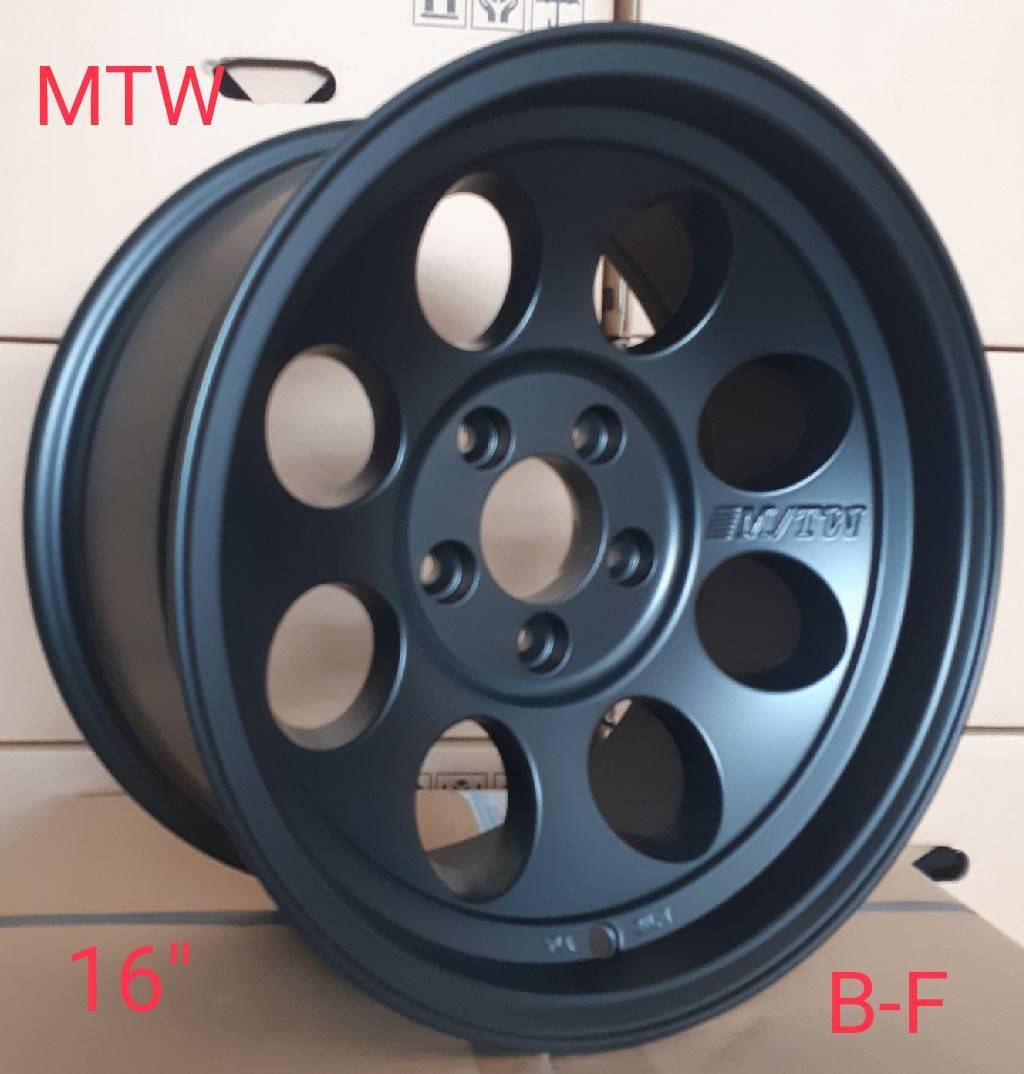 ล้อแม็กใหม่ Mickey-MTW 063 5รู114 ET-10 ดำด้าน 8-16นิ้ว ล้อแม็ก ล้อแม็กใหม่ Mickey-MTW 063 5รู114 ET-10 ดำด้าน 8-16นิ้ว