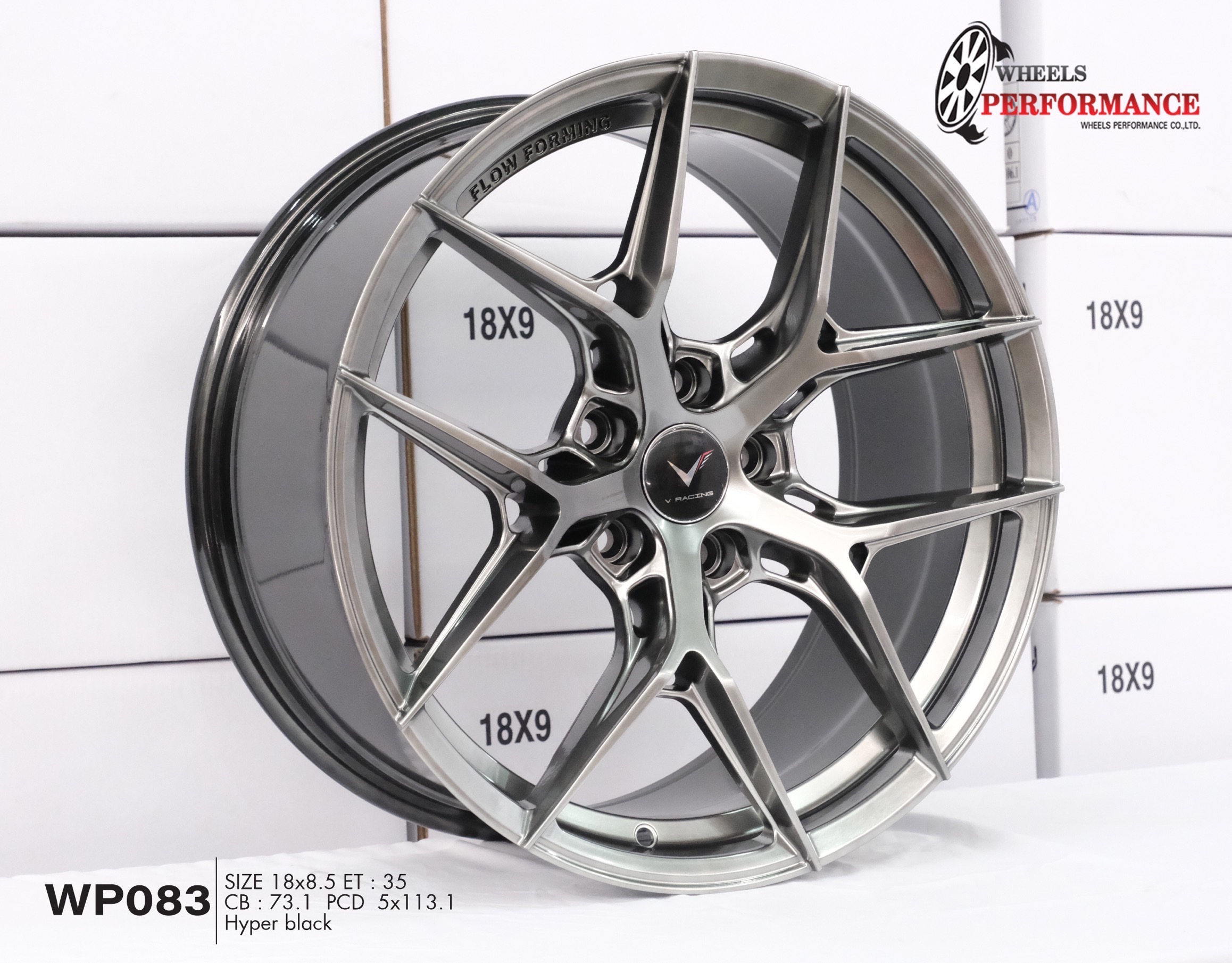 ล้อแม็กใหม่ FlowForming WP 083 5รู114/112 ET35 ไฮเปอร์ 8.5-18นิ้ว ล้อแม็ก ล้อแม็กใหม่ FlowForming WP 083 5รู114/112 ET35 ไฮเปอร์ 8.5-18นิ้ว