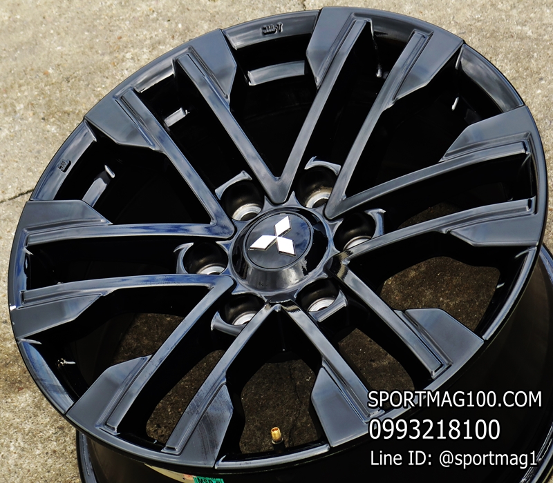 ล้อแม็กป้ายแดง Mitsubishi Pajero SPORT 6รู139 ดำเงา 7.5-18นิ้ว(เลียบทางด่วน) ล้อแม็ก ล้อแม็กป้ายแดง Mitsubishi Pajero SPORT 6รู139 ดำเงา 7.5-18นิ้ว(เลียบทางด่วน)