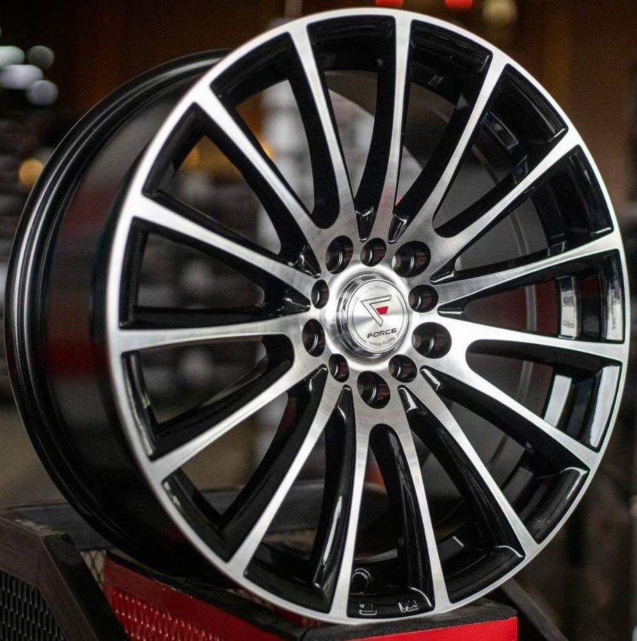 ล้อแม็กใหม่ Cosmis Force Challenger 5รู100/114 ET42 สีดำหน้าเงา 7.5-17นิ้ว ล้อแม็ก ล้อแม็กใหม่ Cosmis Force Challenger 5รู100/114 ET42 สีดำหน้าเงา 7.5-17นิ้ว