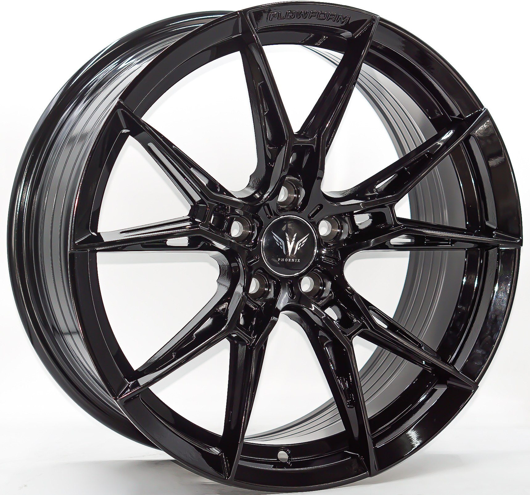 ล้อแม็ก ล้อแม็ก WP FF050 5รู114/112 ET35 สีดำแวว กว้าง7.5 ขอบ17นิ้ว 