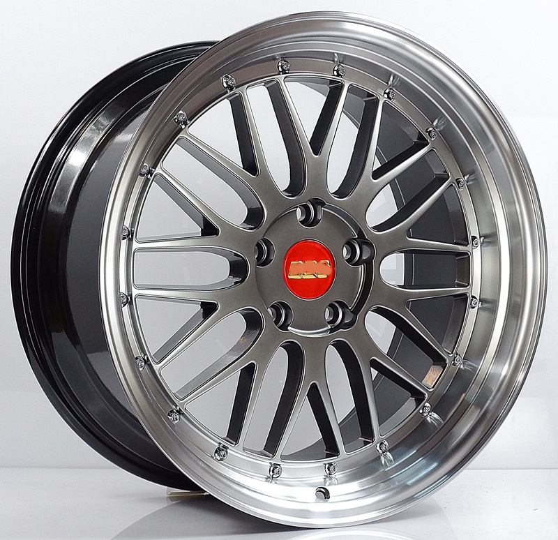 ล้อแม็ก ล้อแม็ก BBS LMR ขอบ 19 กว้าง F8.5 R9.5นิ้ว 5รู112/114.3 Offset35-35 สีไฮเปอร์แบล็ค 