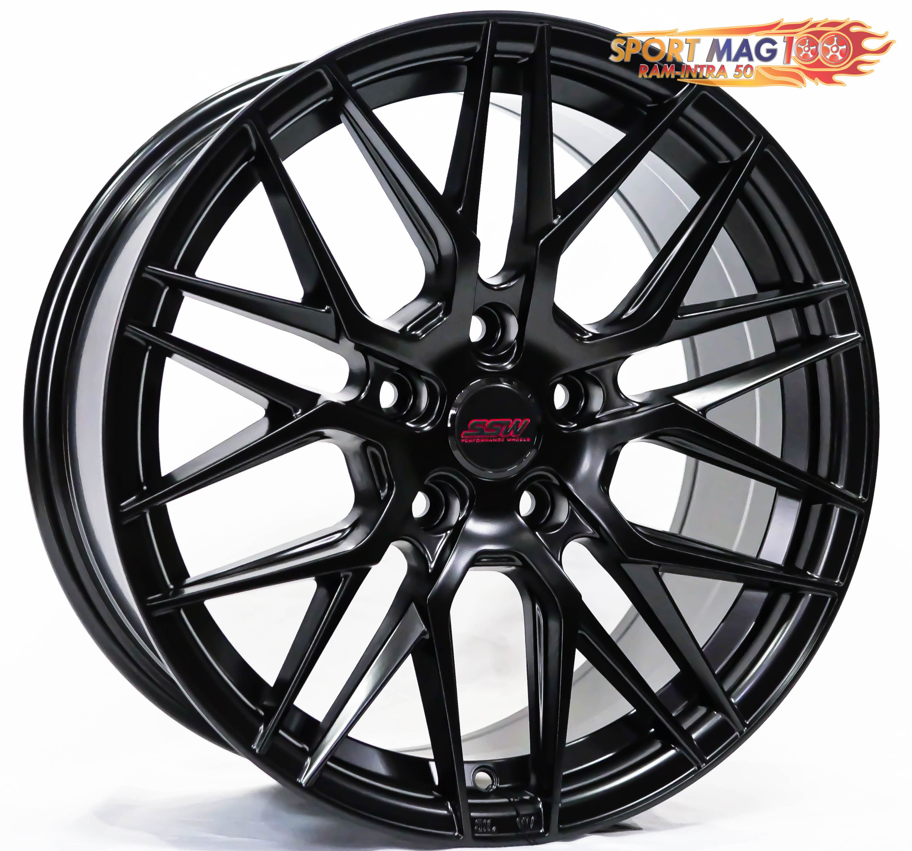 ล้อแม็ก ล้อแม็กใหม่ SSW Vorsteiner S348 5รู114 ET38 ดำด้าน 8-17นิ้ว