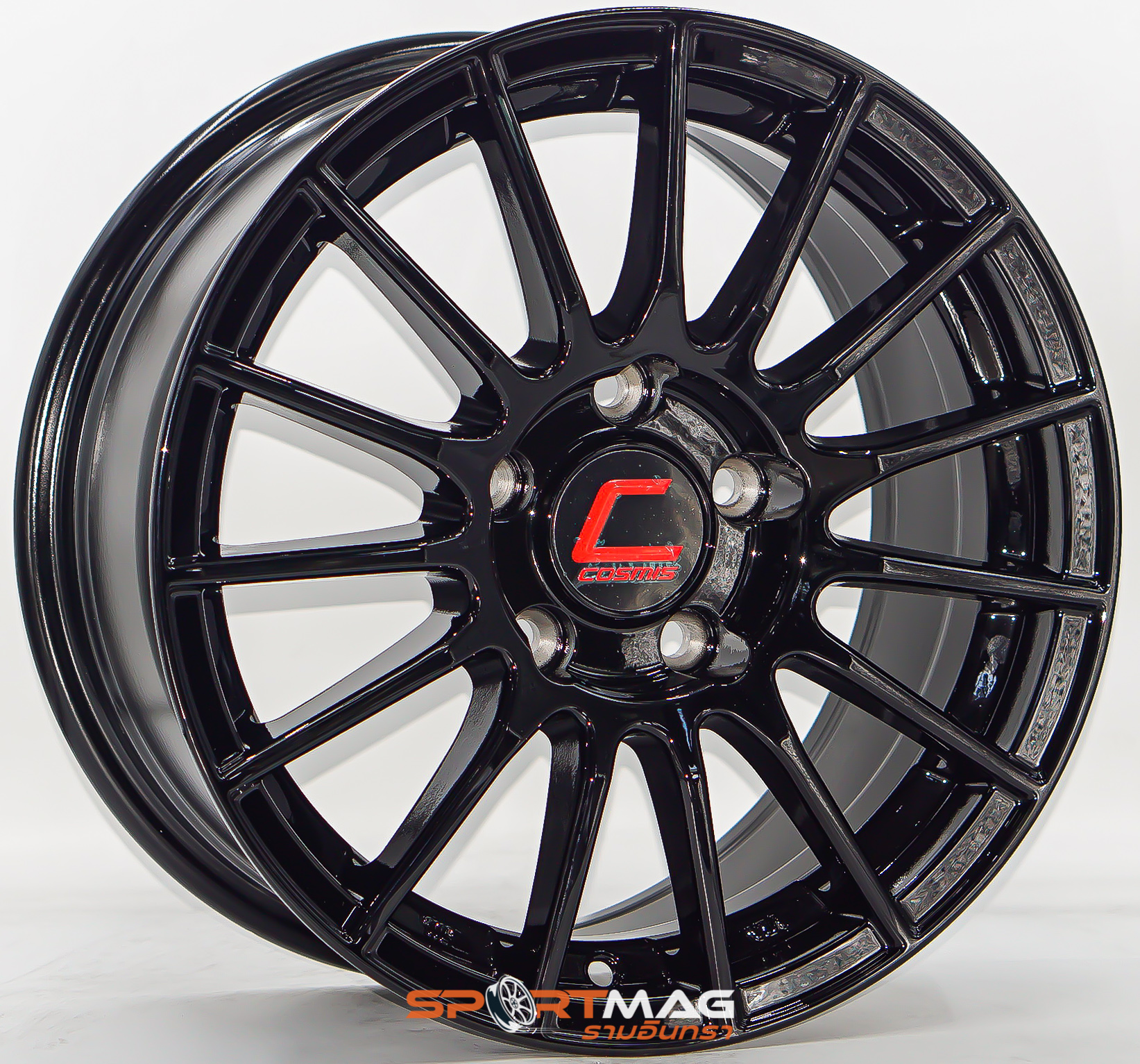 ล้อแม็ก ล้อแม็ก COSMIS RS05RR 5รู114 ET35 สีดำ กว้าง7 ขอบ15นิ้ว 