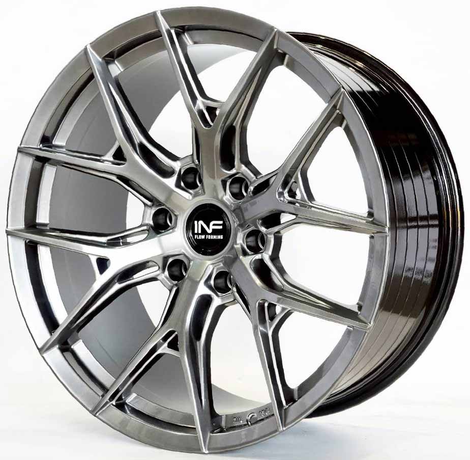 ล้อแม็ก ล้อแม็กใหม่เบา FlowForming Inferno AJC01 6รู139 ET15 ไฮเปอร์แบล็ค กว้าง9.5 ขอบ20นิ้ว