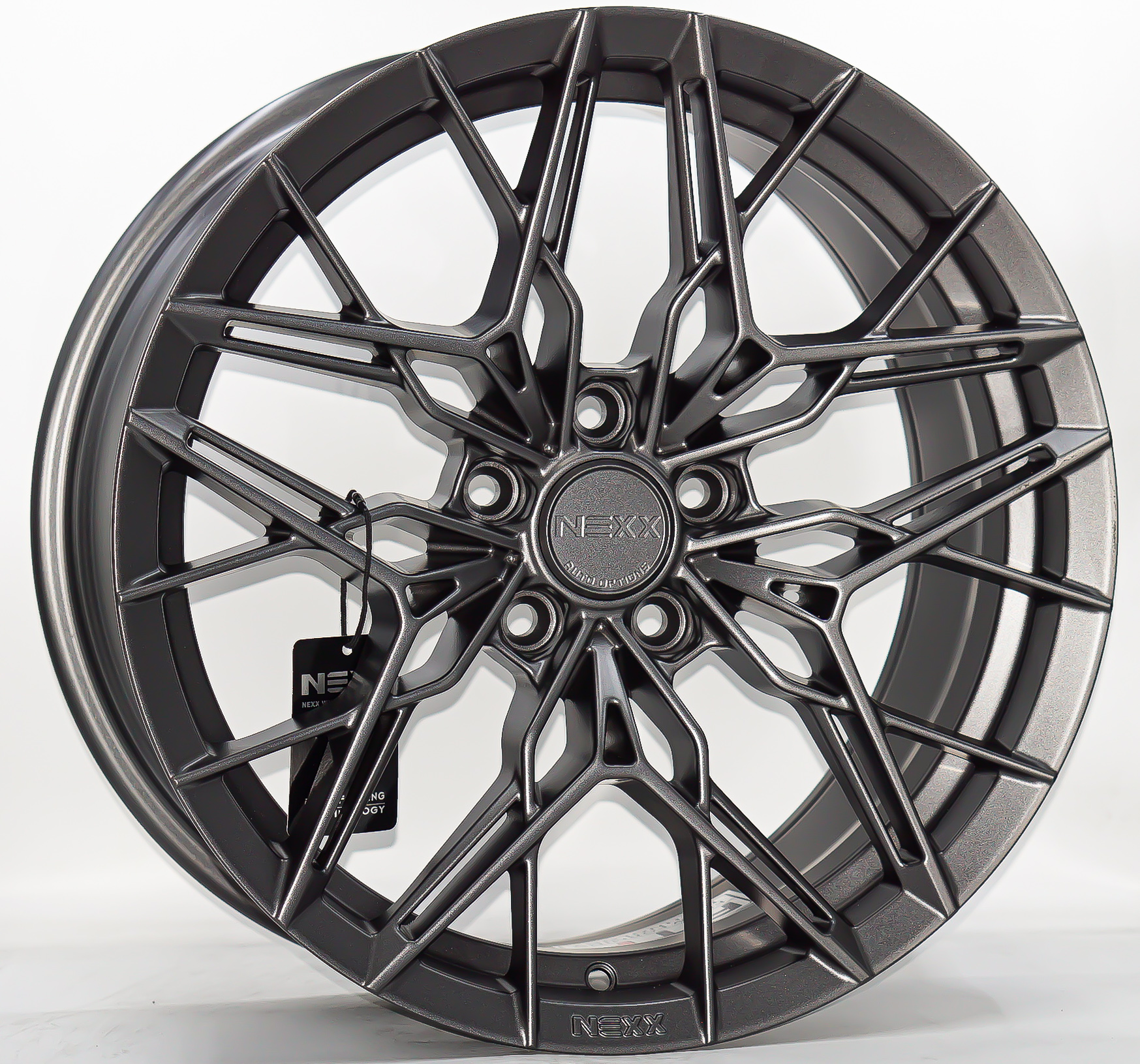 ล้อแม็ก ล้อแม็กใหม่เบา FlowForming NEXX XX05 5รู112/114 ET35 ดาร์คกัน 8.5-18นิ้ว 