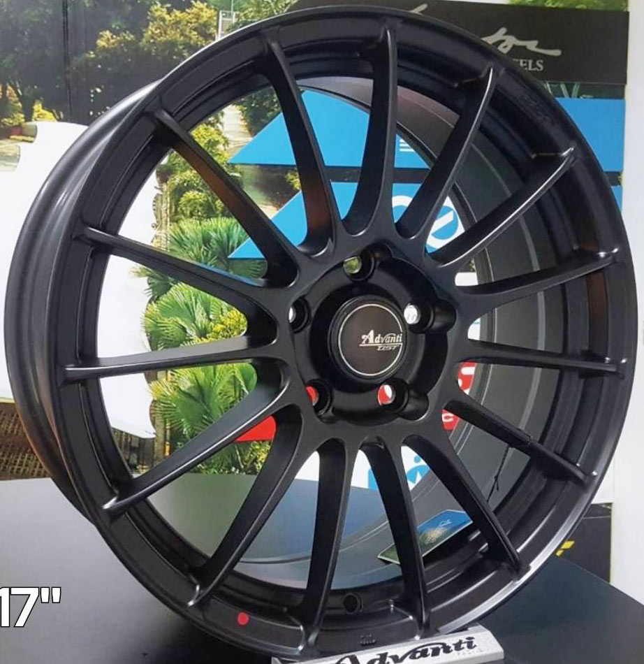 ล้อแม็กใหม่ Advanti FlowForming INIZIO 5รู114 ET45 ดำด้าน 7.5-17นิ้ว ล้อแม็ก ล้อแม็กใหม่ Advanti FlowForming INIZIO 5รู114 ET45 ดำด้าน 7.5-17นิ้ว