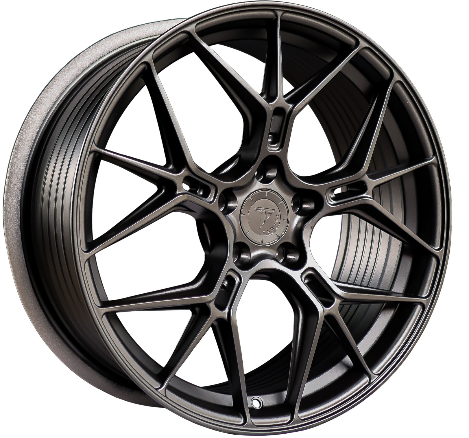ล้อแม็ก ล้อแม็ก Flotec F125 5รู114/112 ET42 ดำด้าน กว้าง8 ขอบ18นิ้ว 