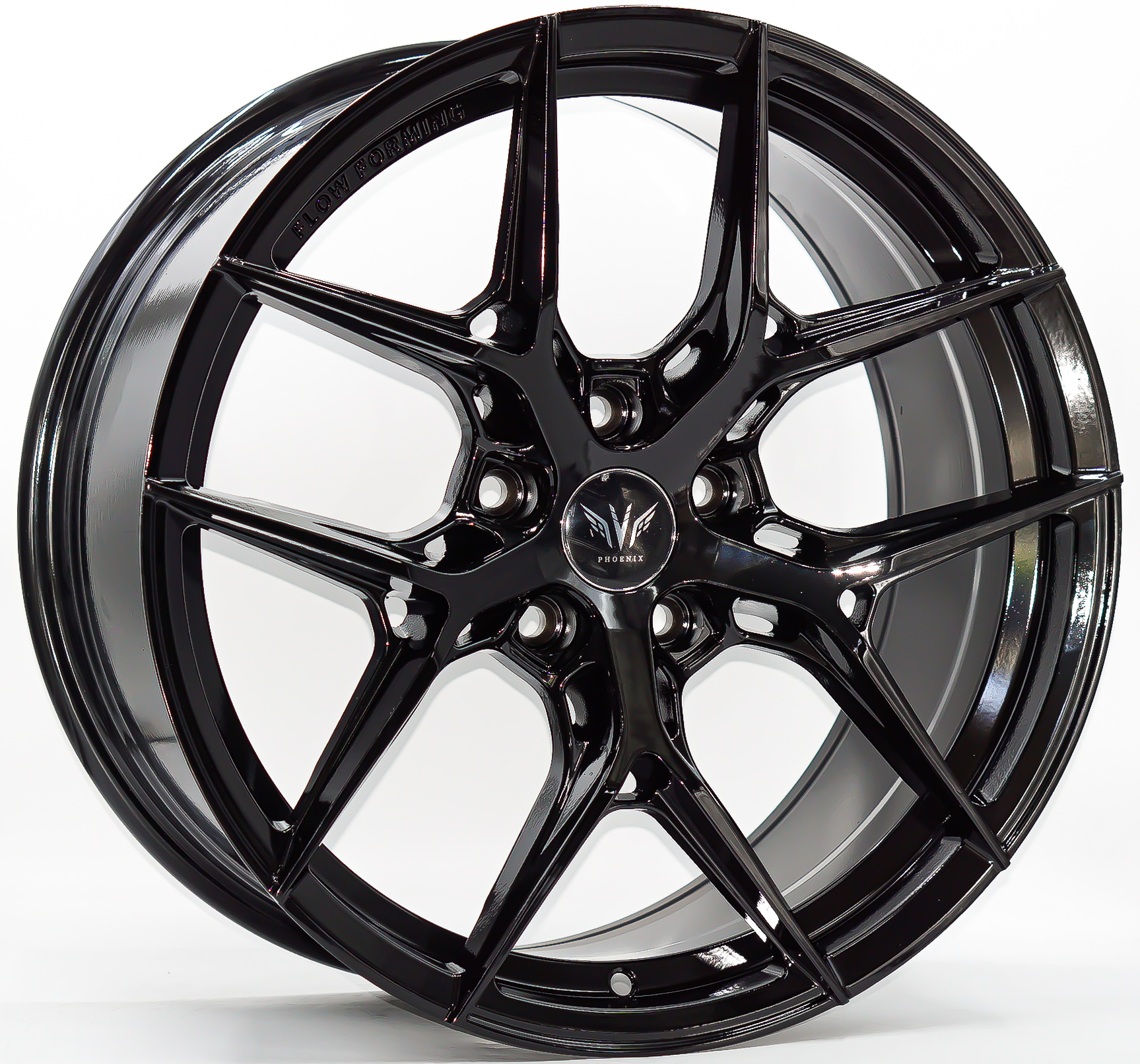 ล้อแม็ก ล้อแม็กใหม่ FlowForming WP HP083 5รู114/112 ET35 สีดำ 8.5-18นิ้ว 