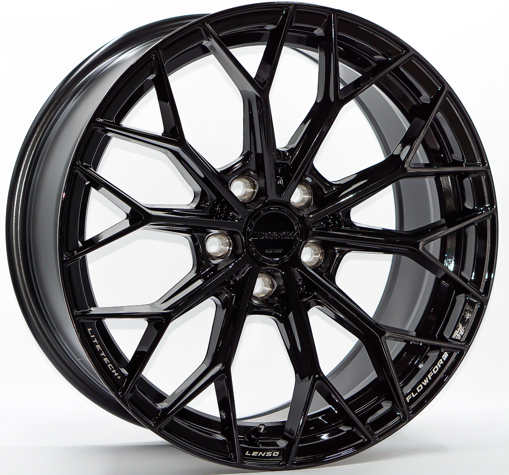 ล้อแม็ก ล้อแม็กใหม่ FlowForming Lenso VENOM VNA LITETECH+ 5รู114 ET35 ดำแวว 8.5-18นิ้ว