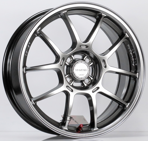 ล้อแม็ก ล้อแม็ก FlowForming Lenso V1N LITETECH+ ขอบ16นิ้ว 4รู100 Offset35 ไฮเปอร์แบล็ค กว้าง 7นิ้ว (6.04 กิโล)
