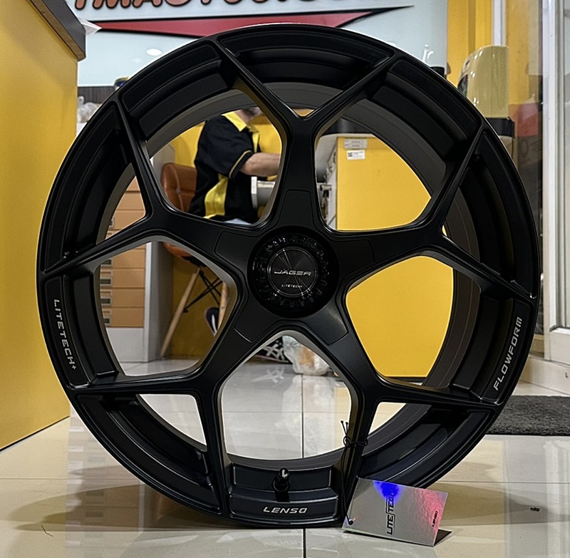 ล้อแม็กใหม่ FlowForming Lenso Jager VAMOS5 LITETECH+ ขอบ18นิ้ว 5รู114.3 สีดำด้าน กว้าง 8.5นิ้ว ET35 ล้อแม็ก ล้อแม็กใหม่ FlowForming Lenso Jager VAMOS5 LITETECH+ ขอบ18นิ้ว 5รู114.3 สีดำด้าน กว้าง 8.5นิ้ว ET35