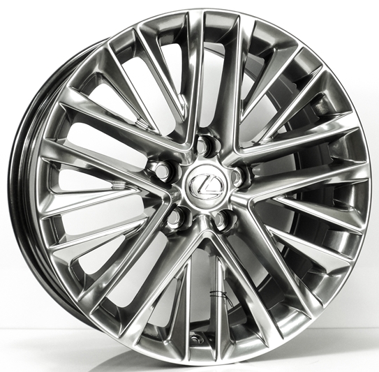 ล้อแม็กใหม่ Toyota Lexus สีไฮเปอร์แบล็ค 5รู114.3 Offset45 กว้าง7.5 ขอบ18 ล้อแม็ก ล้อแม็กใหม่ Toyota Lexus สีไฮเปอร์แบล็ค 5รู114.3 Offset45 กว้าง7.5 ขอบ18
