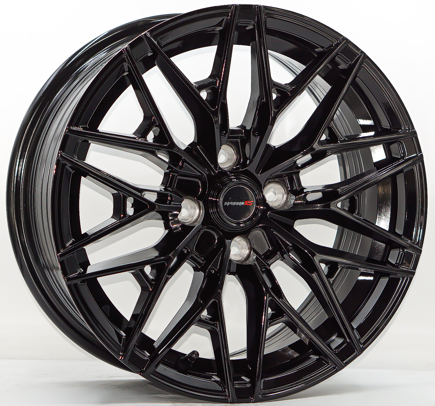 ล้อแม็ก ล้อแม็ก INFERNO 5049 4รู100 ET35 ดำแวว 7-15นิ้ว