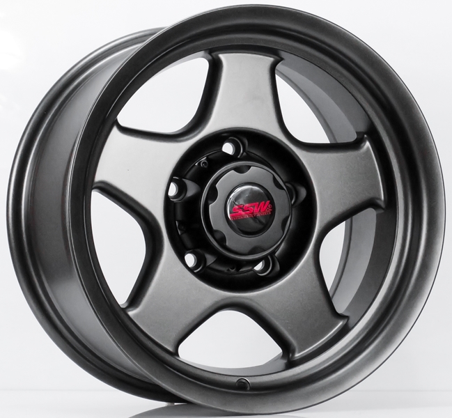 ล้อแม็กใหม่ Bradley S323 5รู139 Offset0 สีเทาด้าน กว้าง 8นิ้ว ขอบ 16นิ้ว ล้อแม็ก ล้อแม็กใหม่ Bradley S323 5รู139 Offset0 สีเทาด้าน กว้าง 8นิ้ว ขอบ 16นิ้ว