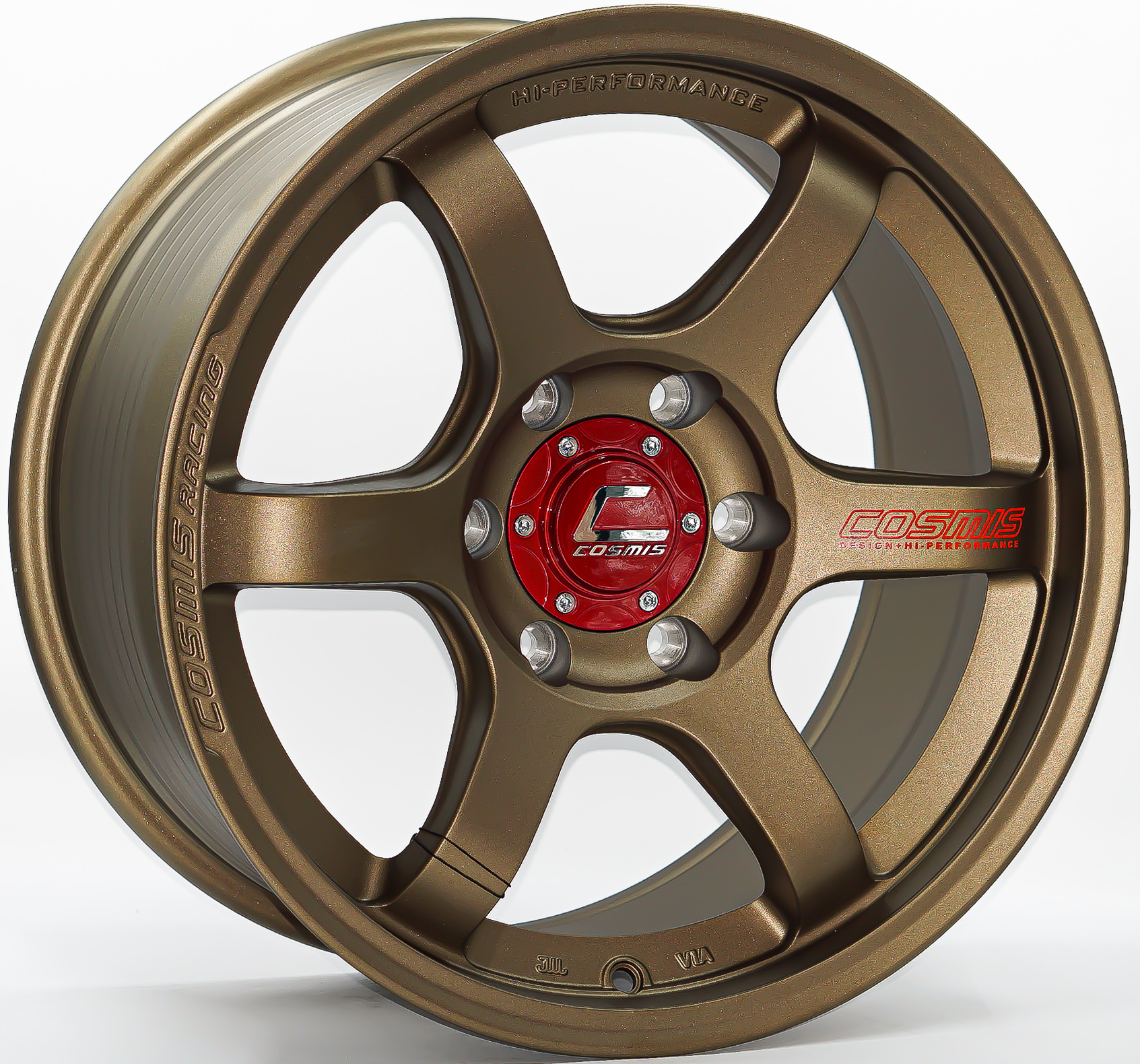 ล้อแม็กใหม่ FlowForming Cosmis RG-06SNE ขอบ18นิ้ว กว้าง9นิ้ว 6รู139.7 สีทองแดง ET25 ล้อแม็ก ล้อแม็กใหม่ FlowForming Cosmis RG-06SNE ขอบ18นิ้ว กว้าง9นิ้ว 6รู139.7 สีทองแดง ET25