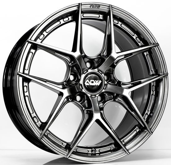 ล้อแม็ก ล้อแม็ก AOW20 ขอบ 17 กว้าง 8.5นิ้ว 5รู112/114.3 Offset35 สีไฮเปอร์แบล็ค