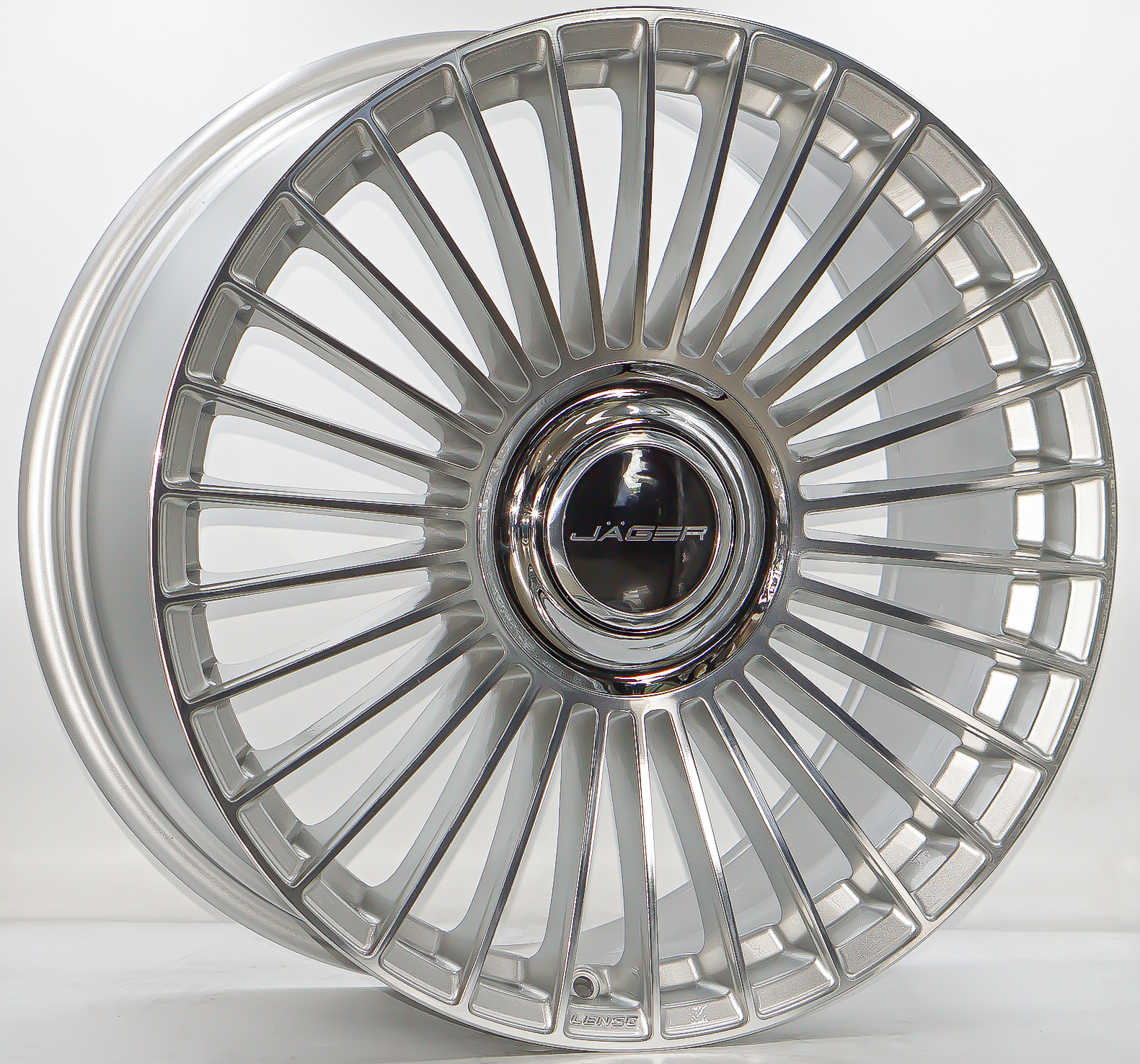 ล้อแม็ก ล้อแม็ก Lenso Jager Crown Litetech+ Flowforming ขอบ 20 กว้าง 9นิ้ว 5รู108/120 Offset35 สีเงิน