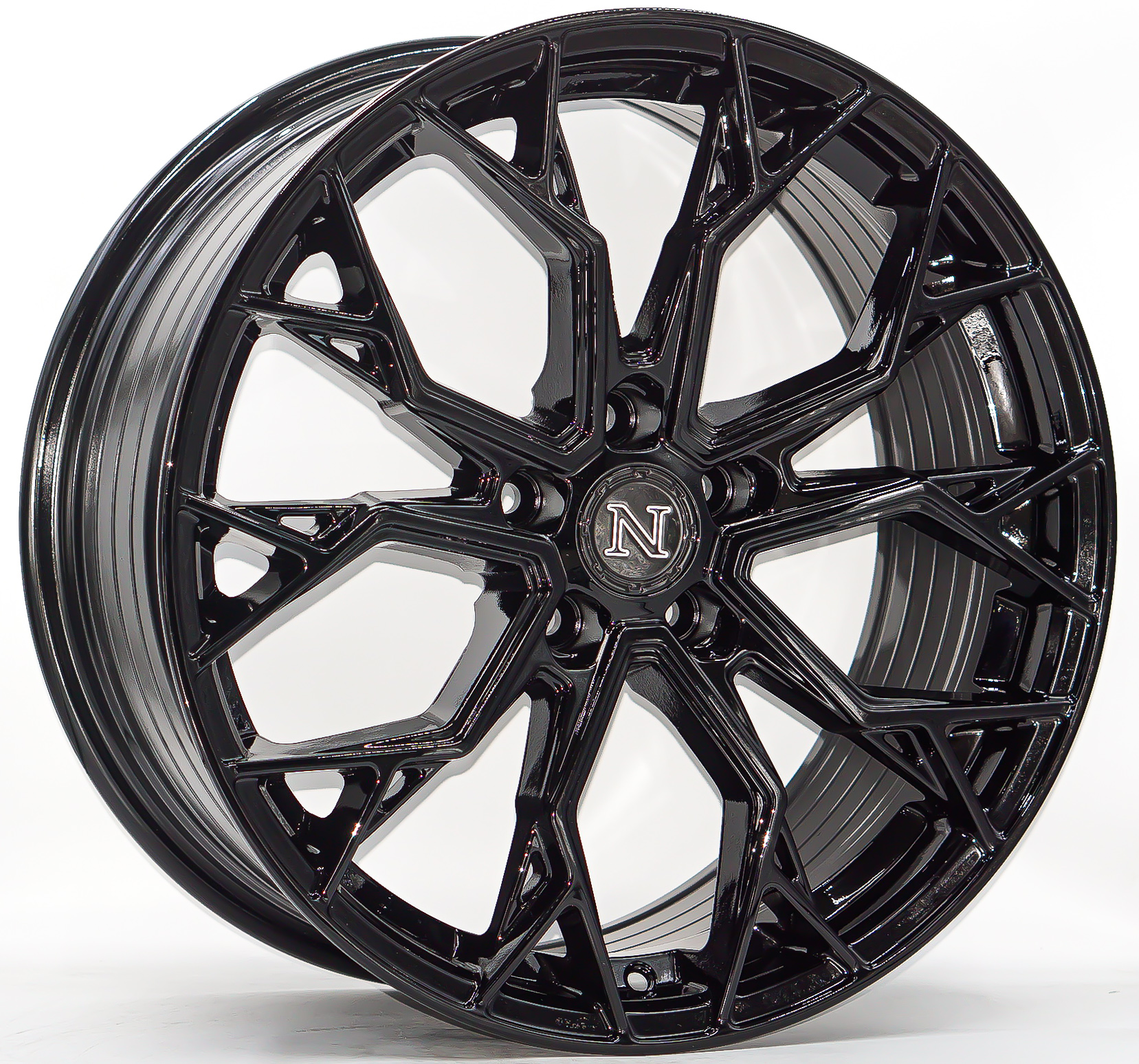 ล้อแม็ก ล้อแม็กใหม่ NAYA Alpha3 ขอบ 18นิ้ว 5รู108 กว้าง8 ET38 ดำแวว