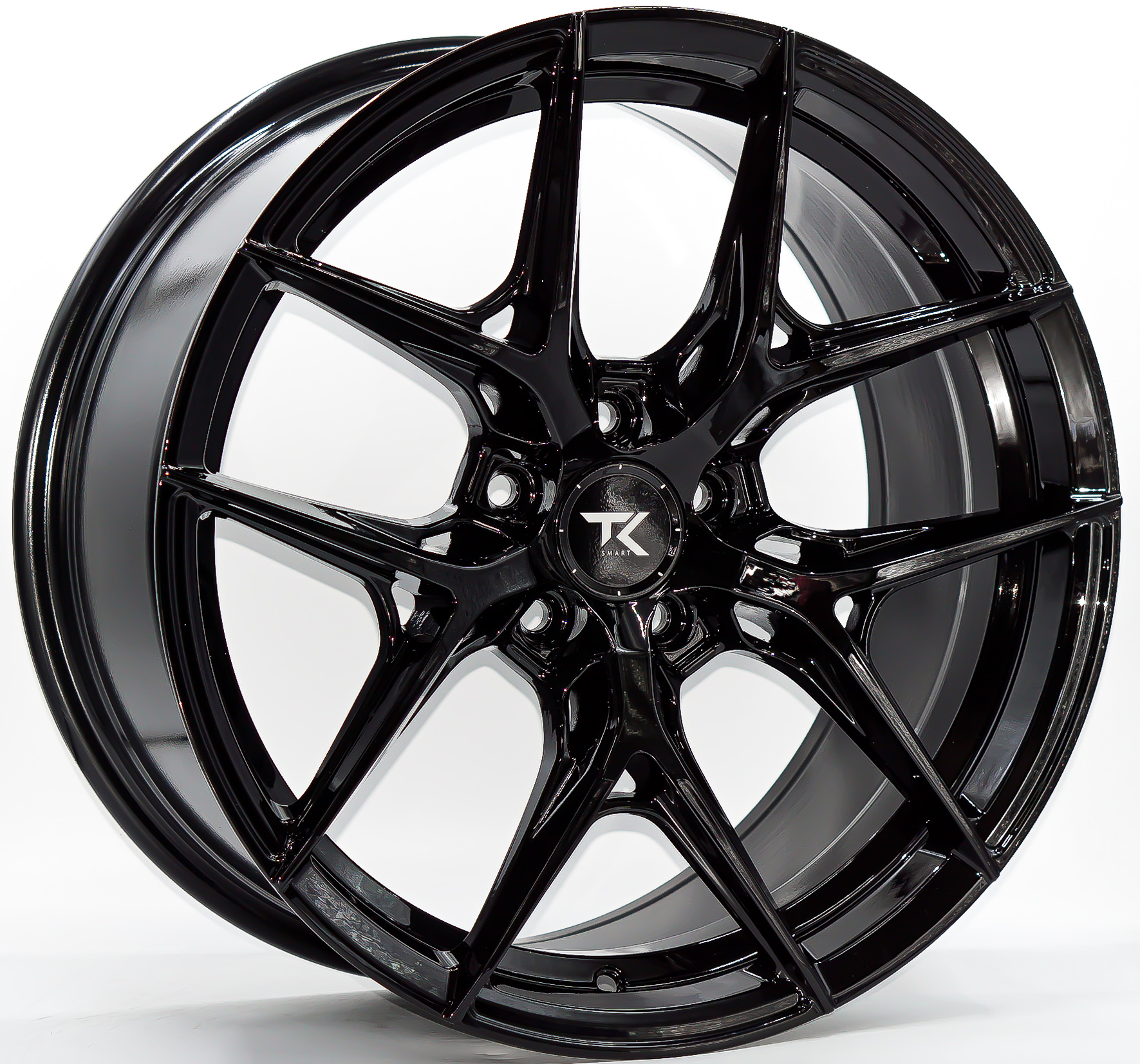ล้อแม็ก TK Smart TK Hydrus ขอบ 18 กว้าง 8.5นิ้ว 5รู108 Offset35 สีดำเงา ล้อแม็ก TK Smart TK Hydrus ขอบ 18 กว้าง 8.5นิ้ว 5รู108 Offset35 สีดำเงา