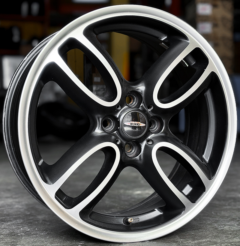 ล้อแม็กมือสอง Mini Work ขอบ 17 กว้าง 7นิ้ว 4รู100 Offset48 สีดำหน้าเงา(ลาดพร้าว) ล้อแม็ก ล้อแม็กมือสอง Mini Work ขอบ 17 กว้าง 7นิ้ว 4รู100 Offset48 สีดำหน้าเงา(ลาดพร้าว)