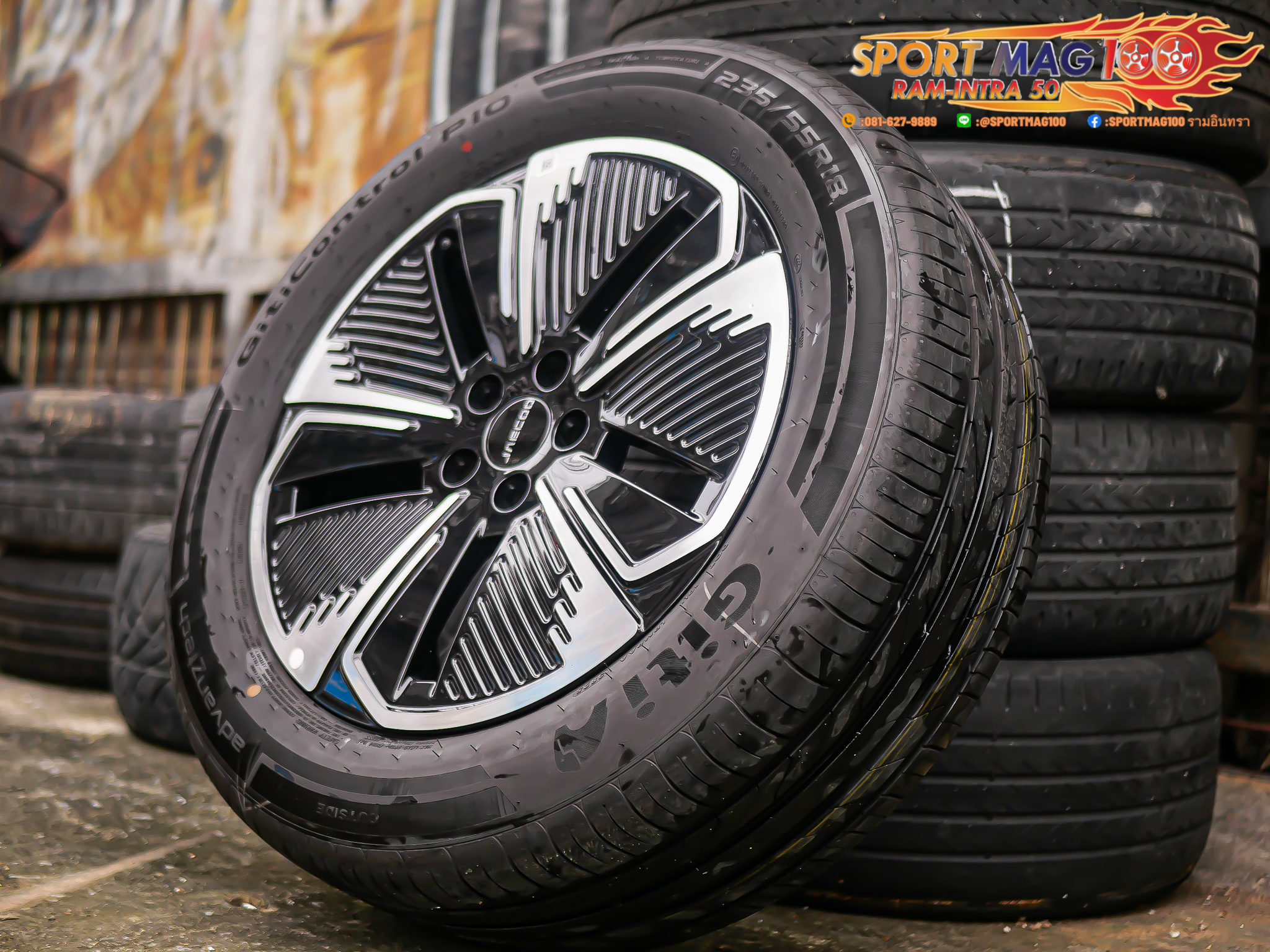 ล้อแม็ก ล้อแม็กป้ายแดง Jaecoo5 ขอบ 18 5รู108 (รามอินทรา)