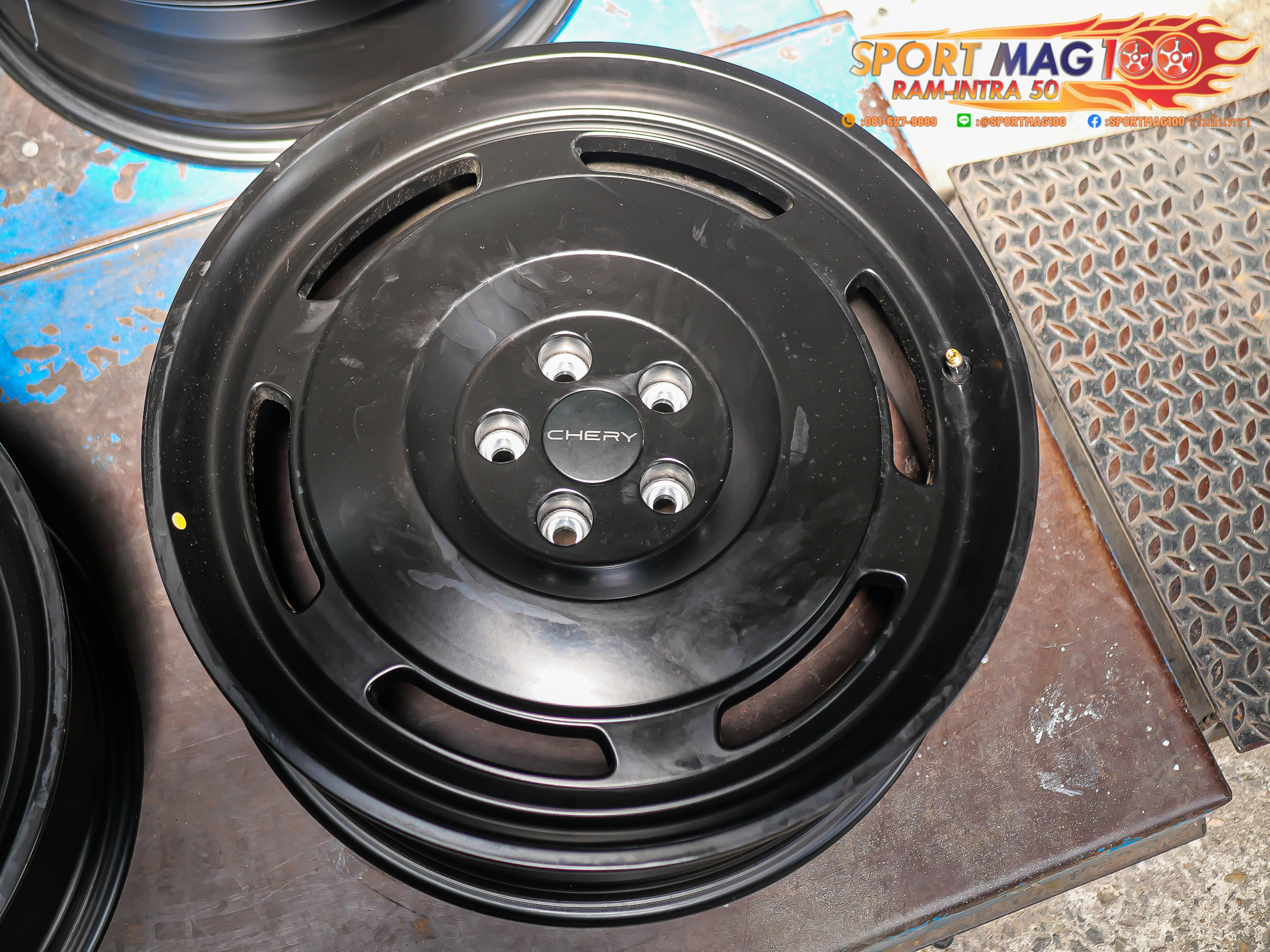 ล้อแม็กติดรถ Chery V23 ขอบ19 5รู108 ดำด้าน กว้าง 7.5 Offset43 (รามอินทรา) ล้อแม็ก ล้อแม็กติดรถ Chery V23 ขอบ19 5รู108 ดำด้าน กว้าง 7.5 Offset43 (รามอินทรา)