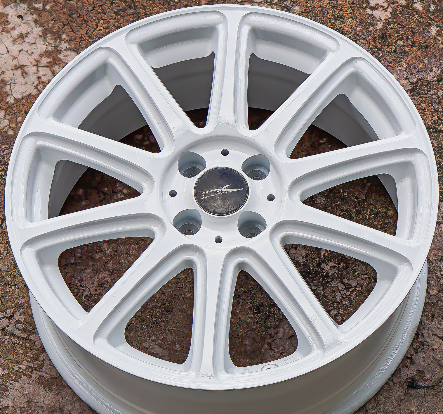 ล้อแม็กมือสอง Zephyr ขอบ17 กว้าง 7นิ้ว 4รู100 Offset48 (รามอินทรา)