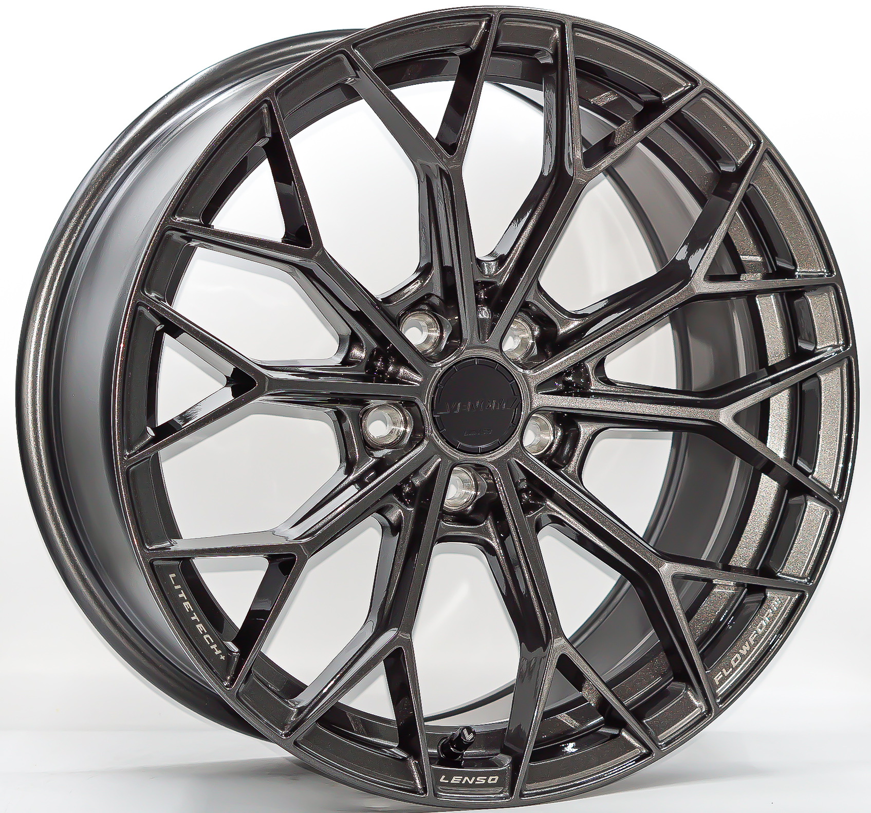 ล้อแม็ก ล้อแม็กใหม่ FlowForming Lenso VENOM VNA LITETECH+ ขอบ18นิ้ว กว้าง8.5นิ้ว 5รู108 Offset35 สีพิเศษไฮเปอร์ดาร์ค 