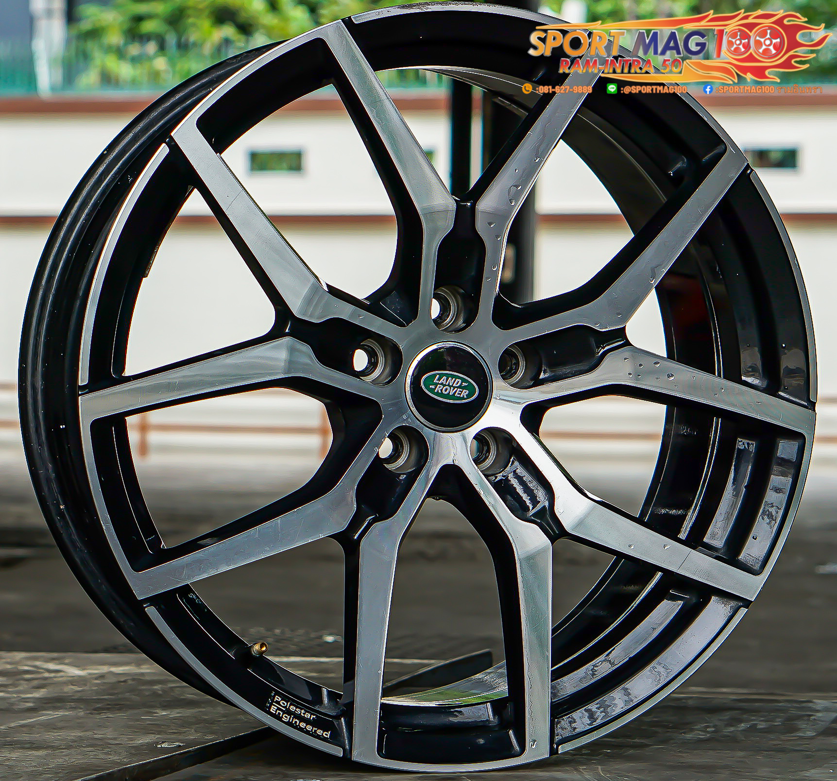 ล้อแม็ก ล้อ Forgedมือสอง  Polestar Engineered ขอบ19นิ้ว กว้าง8.5นิ้ว 5รู108 Offset40 CB63.4 (รามอินทรา)