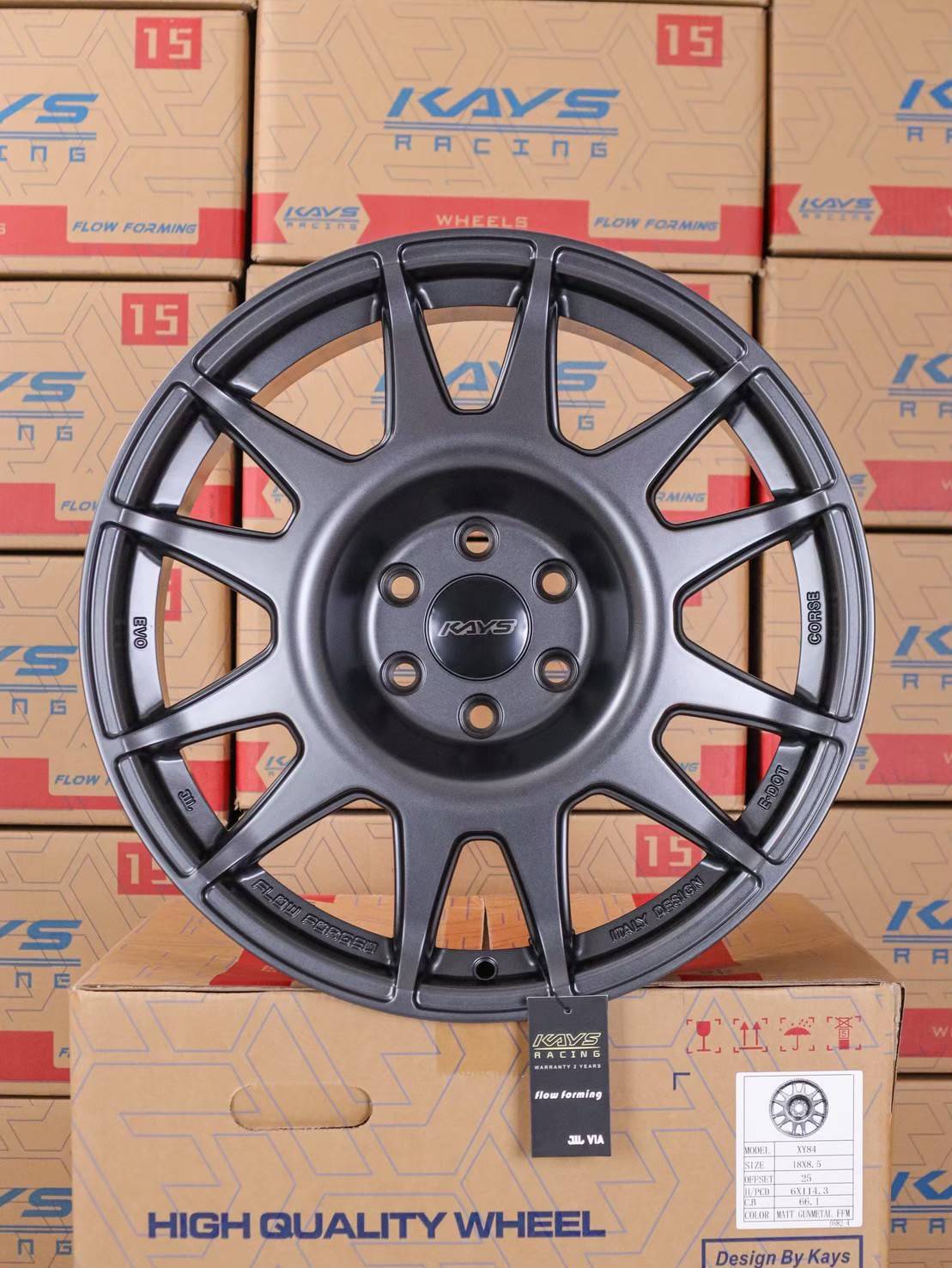 ล้อแม็ก ล้อแม็ก EvoCross 6รู114.3 ET25 กันด้าน กว้าง8.5-18นิ้ว(นาวาร่า) 