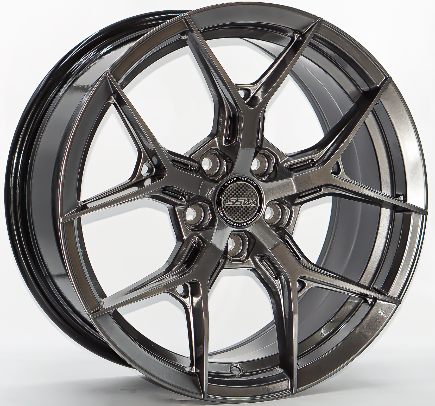 ล้อแม็ก ล้อแม็ก SSW S385 5รู114.3 ET38 ไฮเปอร์แบล็ค กว้าง8 ขอบ17นิ้ว 