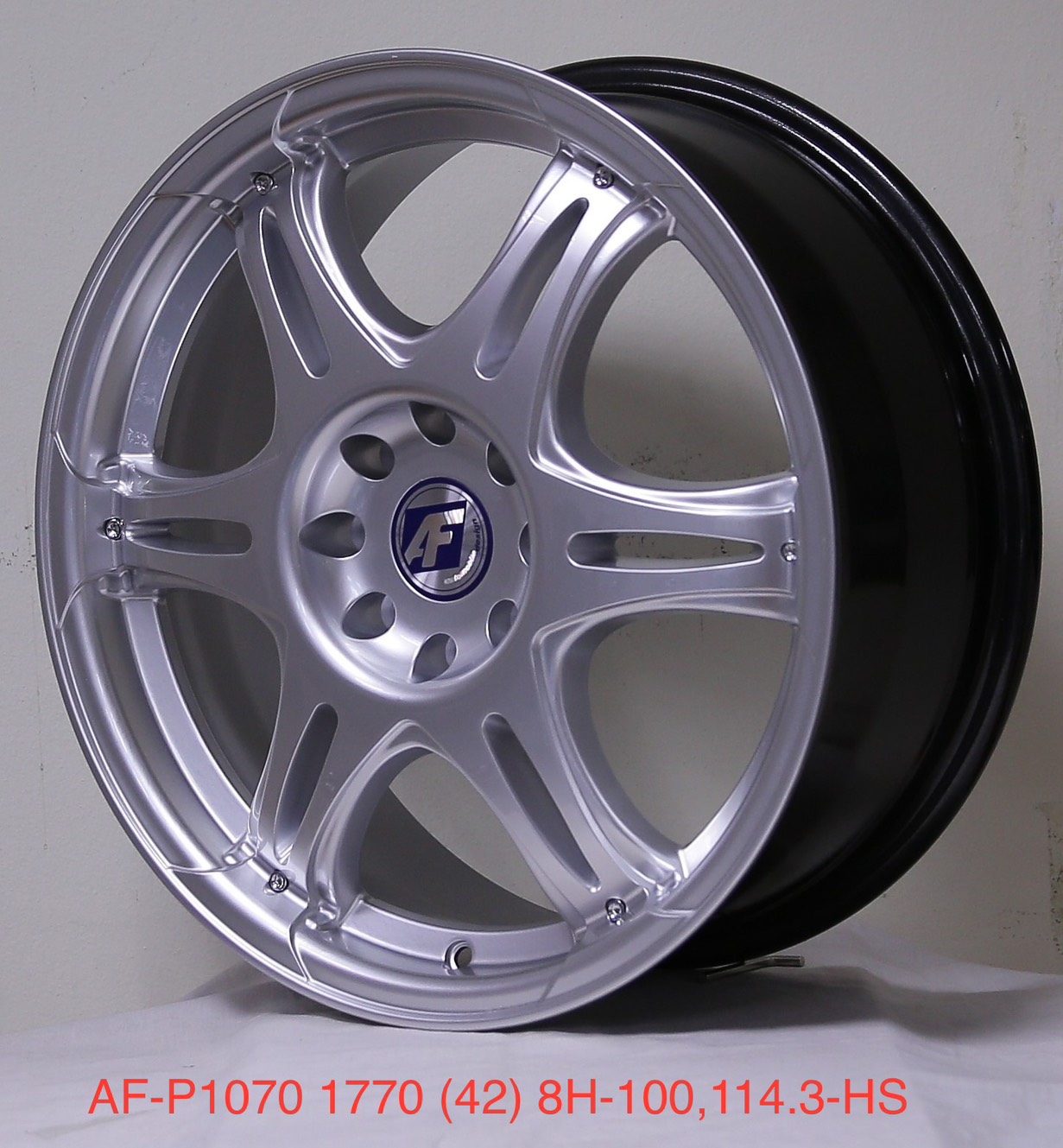 ล้อแม็ก  เฮียสั่งลด ล้อแม็ก AF P1070 4รู100/114 ET42 ไฮเปอร์ กว้าง7 ขอบ17นิ้ว 